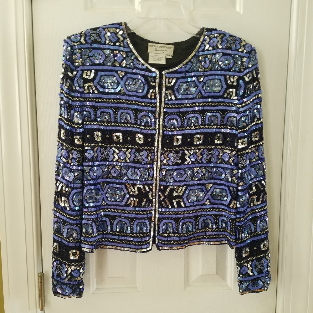 Papell Boutique Evening Formal Cocktail Jacket